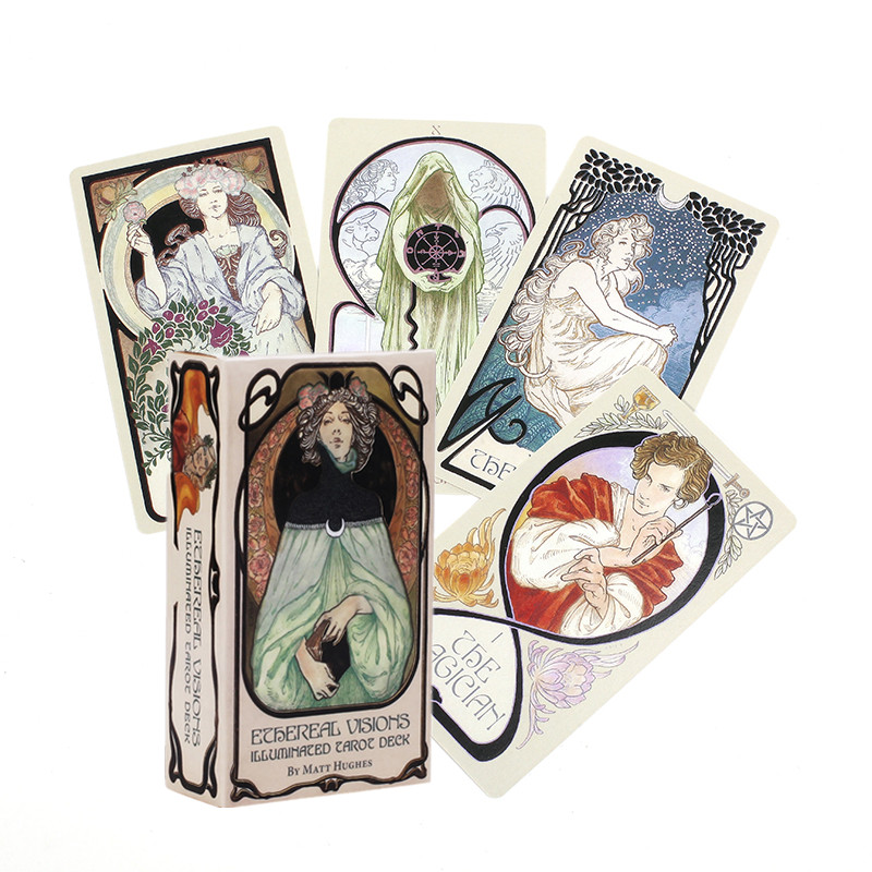 Board Game Uno - Inglês etéreo visões iluminados tarô cartas