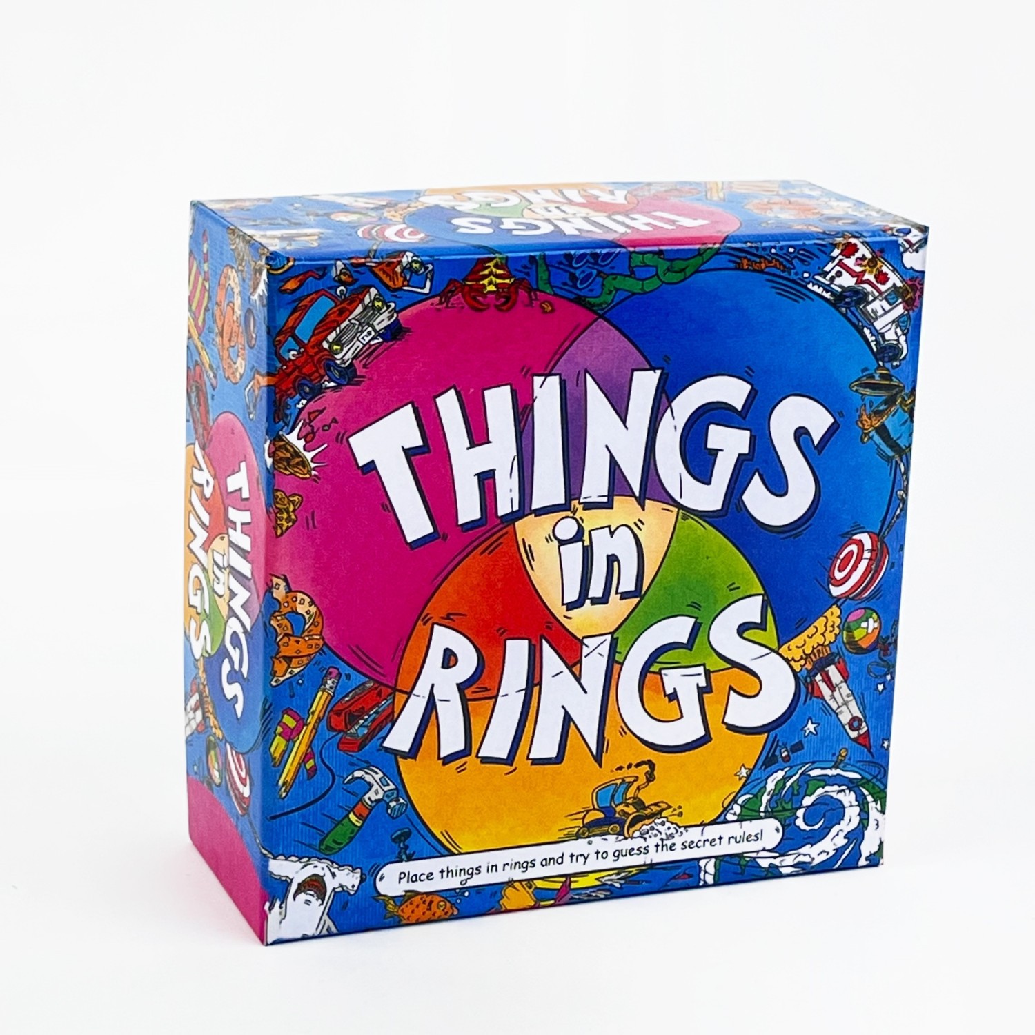 Board Game Solo - Coisas em anéis família cartão lighthearted