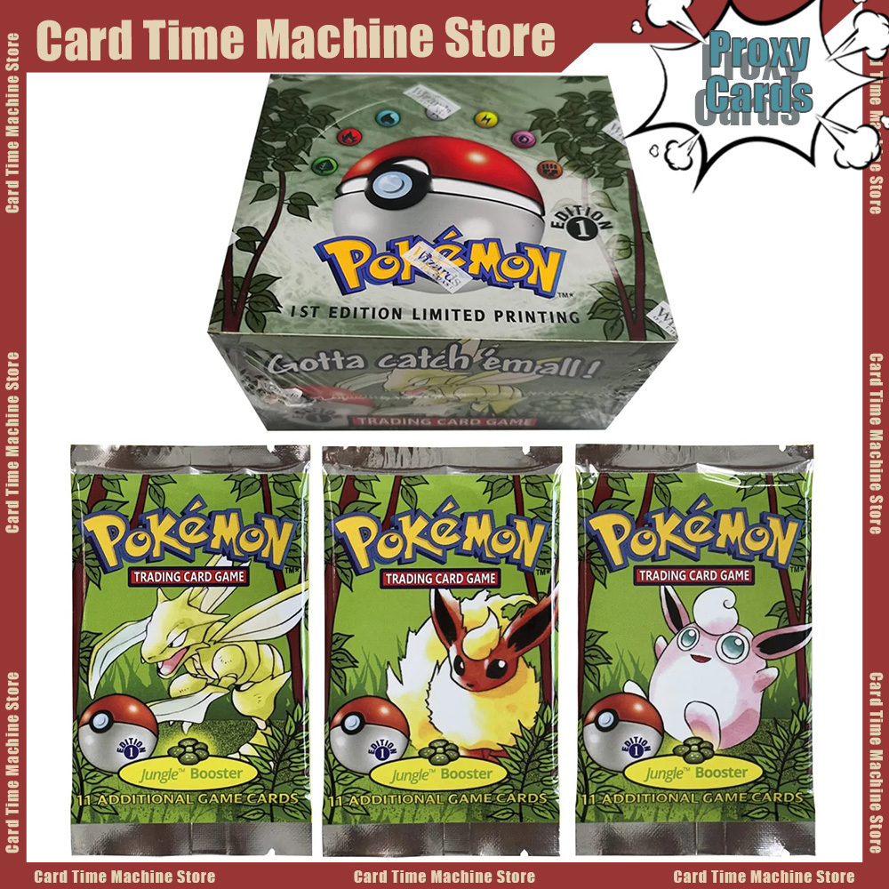 Board Game Japan - Cartas pokémon 1a edição selva booster