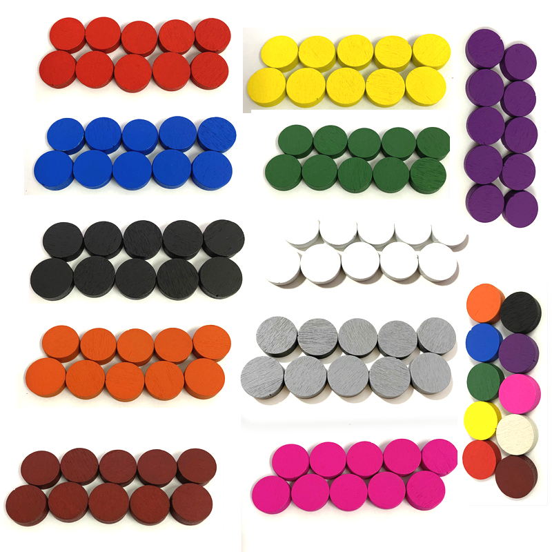 Board Game Sequence - 100 peças de diâmetro 15*5mm peças