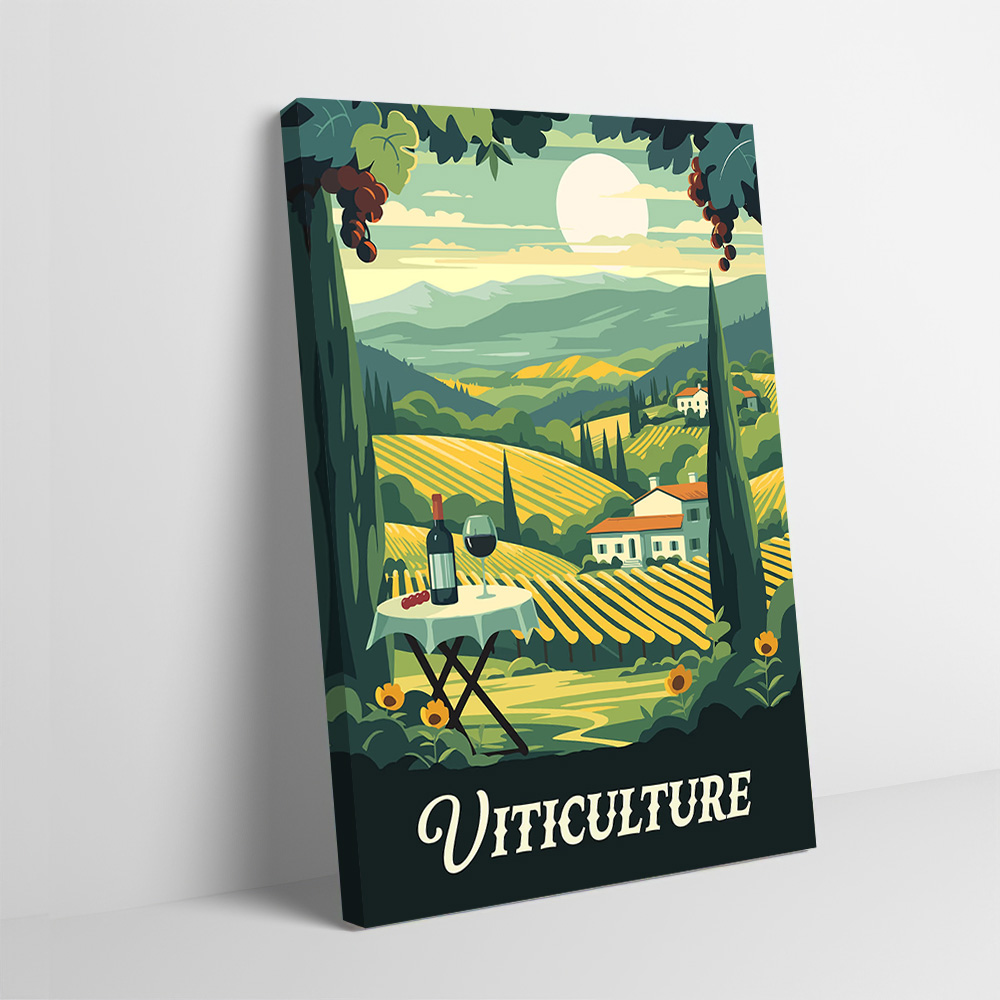 Board Game Viticulture - Pôster impresso inspirado no jogo de