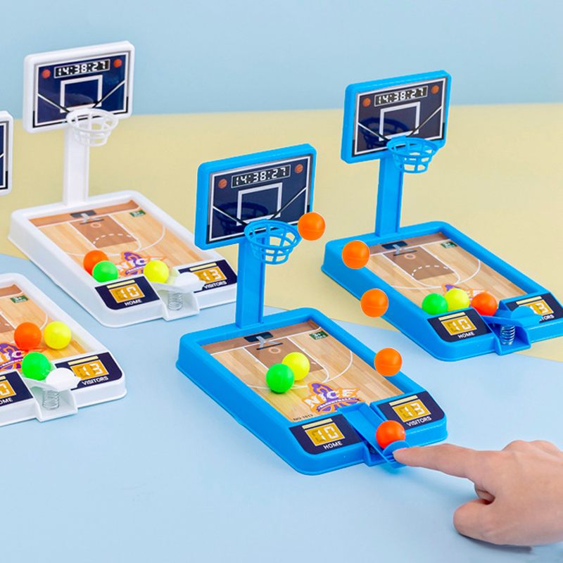 Board Game Land - Mini basquete dedo tiro máquina de