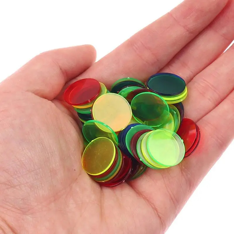 50/100/200 peças de fichas de  - Board Game Sequence avaliação e preço