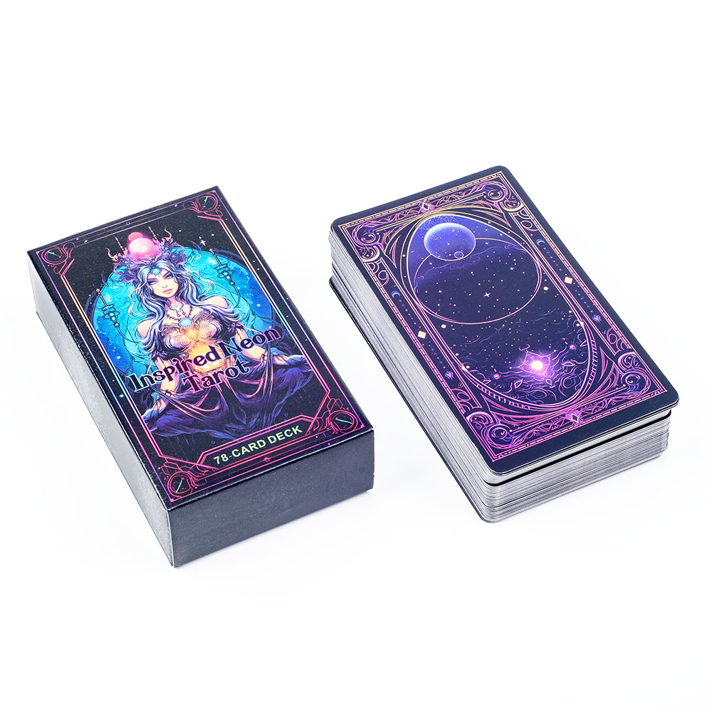 Ninspirado neon tarô um baralh - Board Game Uno avaliação e preço