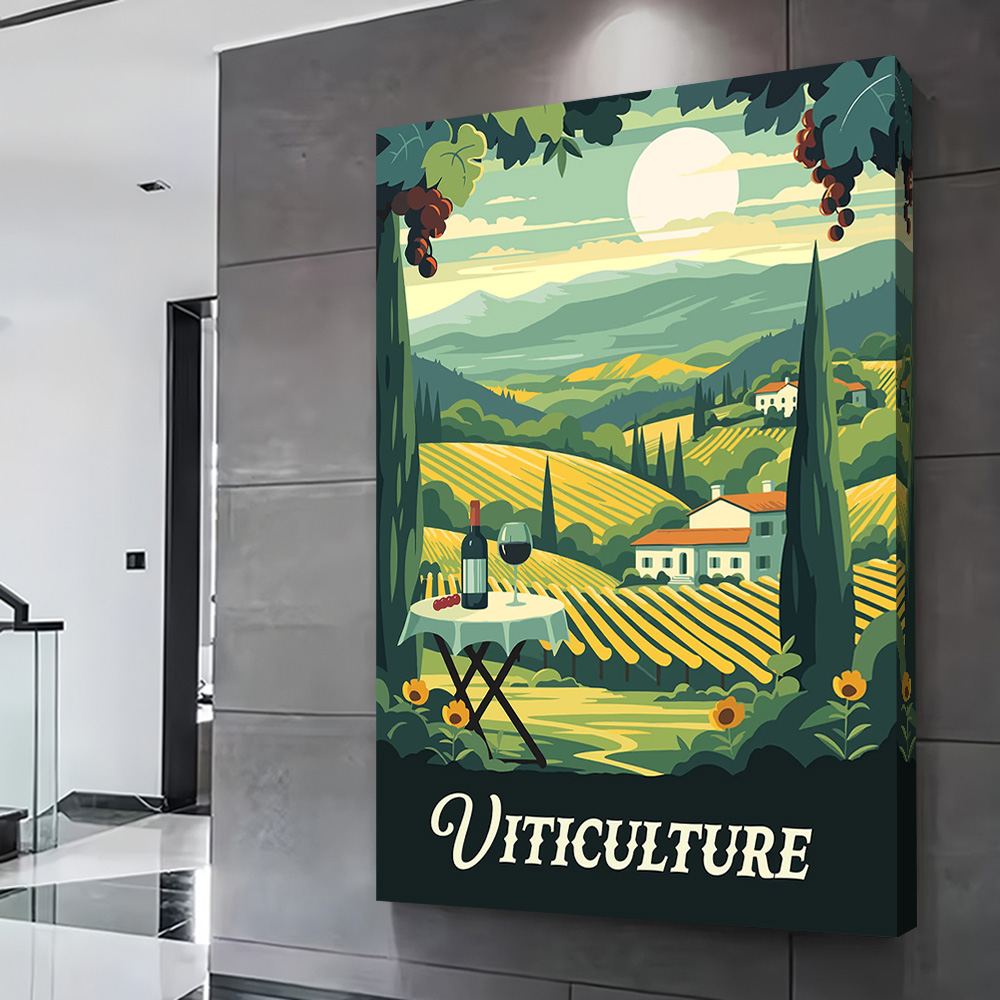 Pôster impresso inspirado no j - Board Game Viticulture avaliação e preço