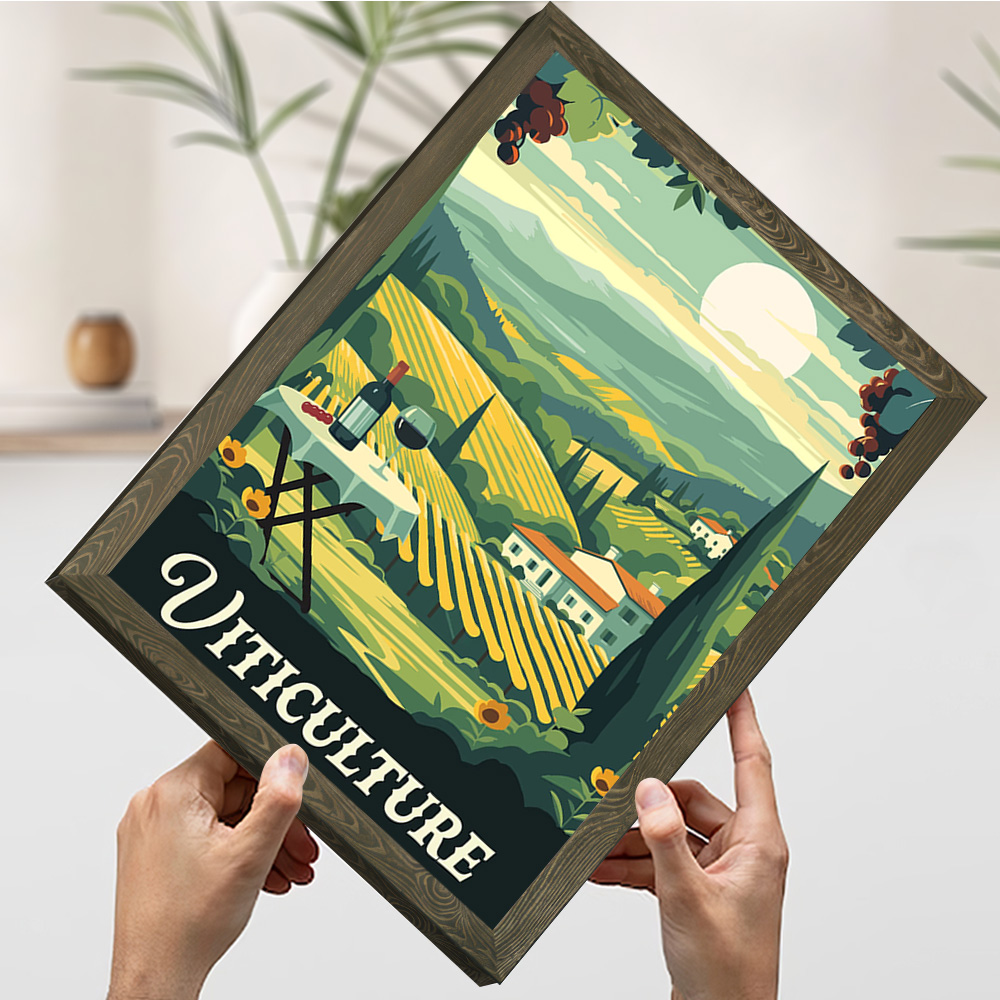 Pôster impresso inspirado no j - Board Game Viticulture avaliação e preço