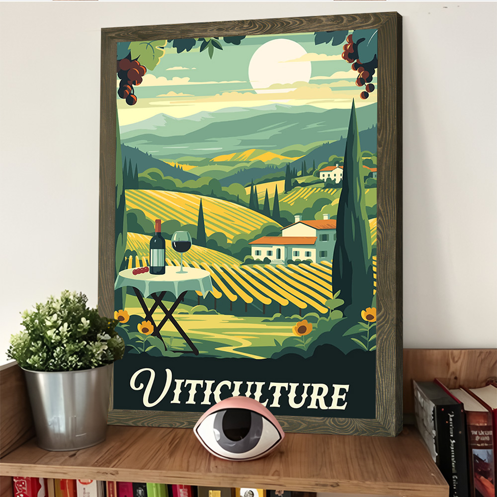 Pôster impresso inspirado no j - Board Game Viticulture avaliação e preço