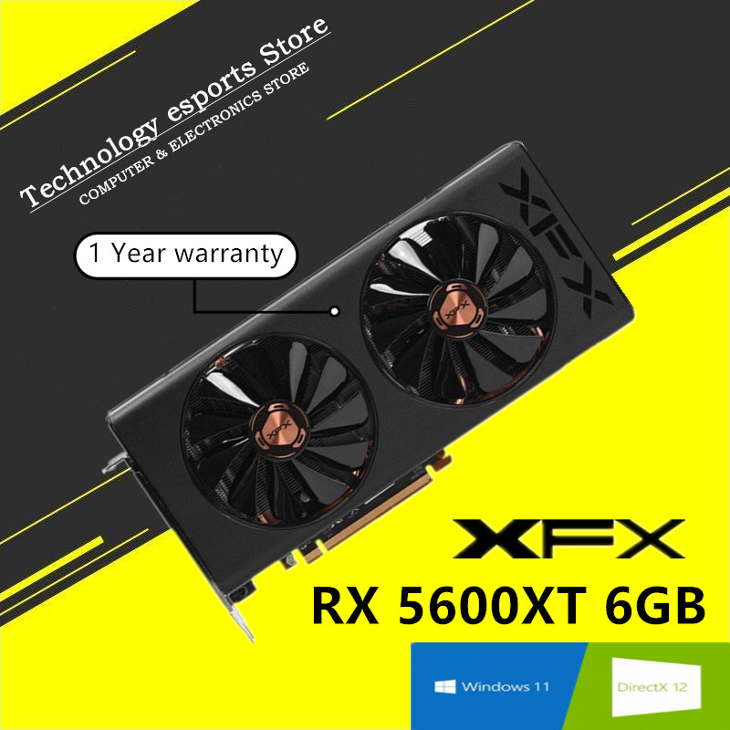 XFX original RX 5600XT 6G Game - Board Game Vr avaliação e preço