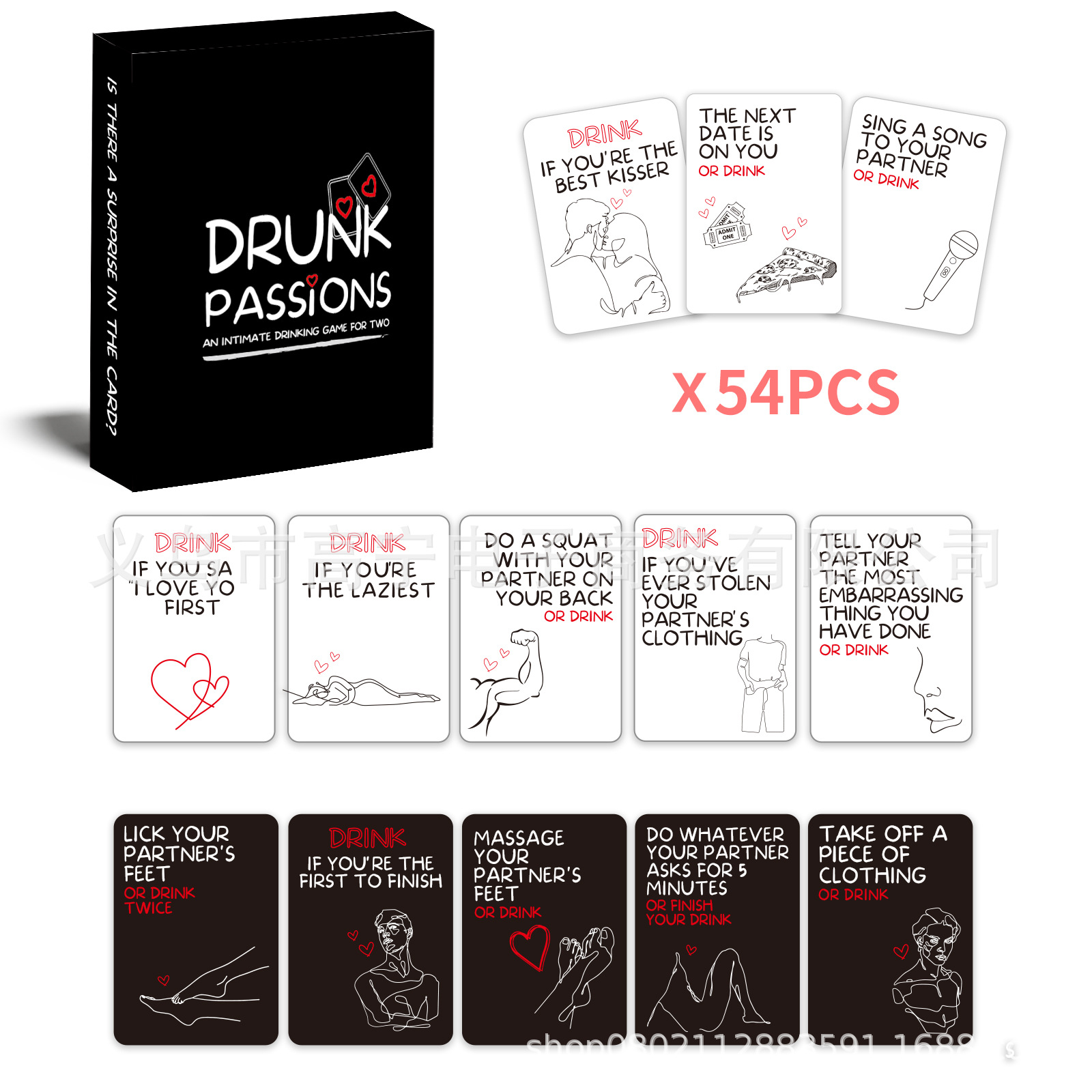 Amantes das paixões bêbadas ca - Board Game For Couple avaliação e preço