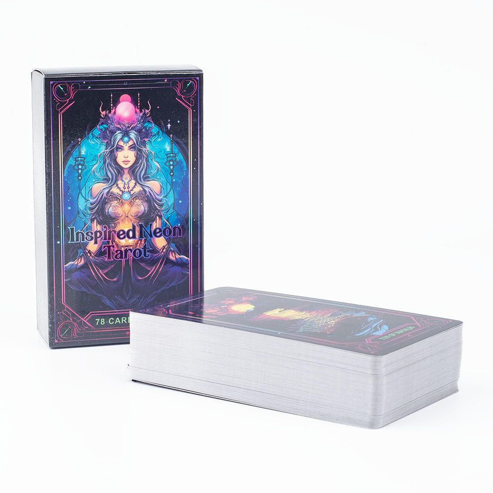 Baralho de tarô neon inspirado - Board Game Life avaliação e preço