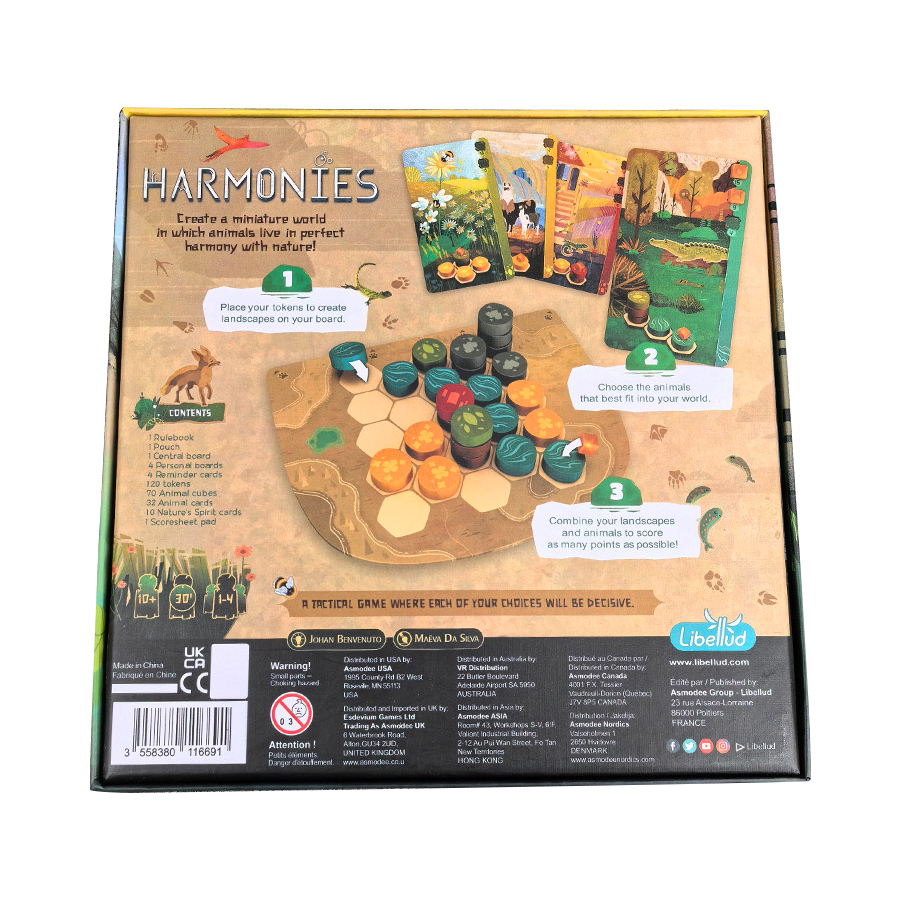 Harmonias - Jogos de Tabuleiro - Board Game Harmonies avaliação e preço